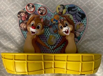 Disney CHIP & DALE Corazón Joyería Baratija Plato Pendiente Soporte + Pares de Pendientes Foto 1 de 4