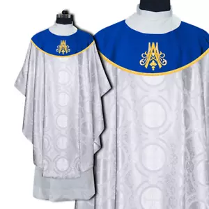Gothic Messgewand mit Marienmotiv und passender Stola - Bild 1 von 5