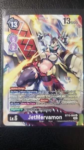 Jetmervamon Full Art BT12-084 M PF Digimon Across Time Series - Picture 1 of 2
