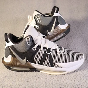 Nike LeBron Witness 7 'White Black' taglia 11,5 scarpe da basket uomo sneakers - Foto 1 di 11