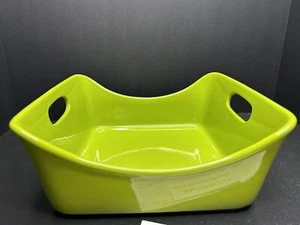 Rachael Ray - Ceramic: 9"x 9” Green Baking / Casserole Dish - New - Picture 1 of 7