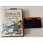 Cartouche et étui de jeu vidéo Zillion II The Tri Formation Sega Master System