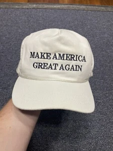 AUTHENTIC Trump 2016 Cali-fame Historical White & Navy MAGA Hat - Picture 1 of 4