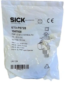 SICK ET3-P5728 1047939 10-30VDC Photoelectric Proximity Sensor - Picture 1 of 4