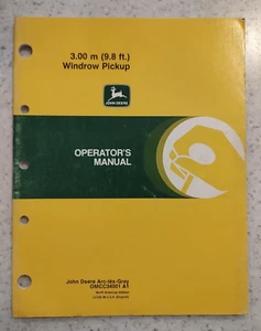MANUAL DEL OPERADOR/PROPIETARIO JOHN DEERE - CAMIONETA HILERA - 3 metros - Imagen 1 de 2