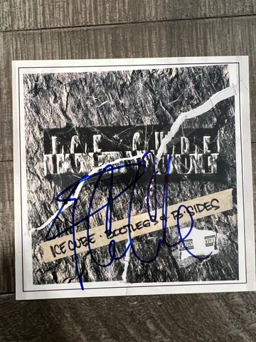 Ice Cube signed JSA COA CD Cover Bootlegs and B-Sides NWA psa bas Cover