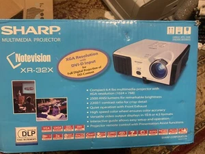 Sharp Notevision XR-32X DLP Multi-Media 2500 Lumens Projector Low Lamp Hours - Picture 1 of 9