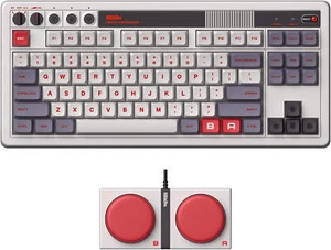 8Bitdo Retro Mechanical Keyboard, Bluetooth/2.4G/Usb-C Hot Swappable Gaming Keyb - Picture 1 of 11