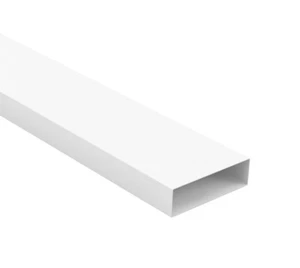 Rectangular Flat Channel 204mm x 60mm / 1m Ventilation Duct Tube Pipe Tubing - Picture 1 of 1