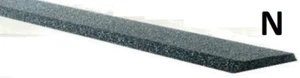 N Scale - 12 Pieces of 24 Inch FOAM Track-Bed - WOO-ST1472 - Picture 1 of 3