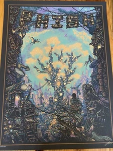 Phish Sigma Oasis blau Variante Poster #884/1000 Suburban Avenger 2020 - Bild 1 von 6