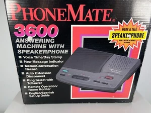 Telefon Mate 3600 Automatyczna sekretarka z głośnikiem w pudełku bez kabla zasilającego - Zdjęcie 1 z 3