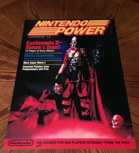 Nintendo Power Sep Oct 1988 Castlevania II 2 Simons Quest video game 24" poster  - Picture 1 of 4