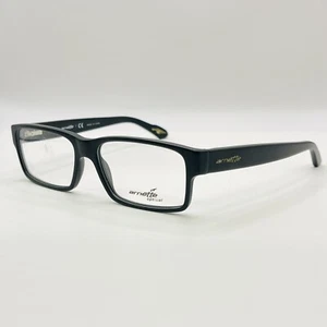 Arnette Eyeglasses MOD.7059 1108 Frames Black Rectangular Full Rim 55-15-140 - Picture 1 of 13
