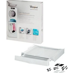 Kit de apilamiento Whirlpool SKS200 para lavadora secadora con estante y estante colgante - Imagen 1 de 4