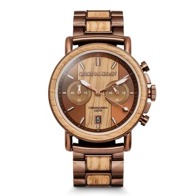 NUEVO ORIGINAL GRANO Whisky Espresso Cronógrafo 44mm Reloj Hombre  Foto 1 de 4