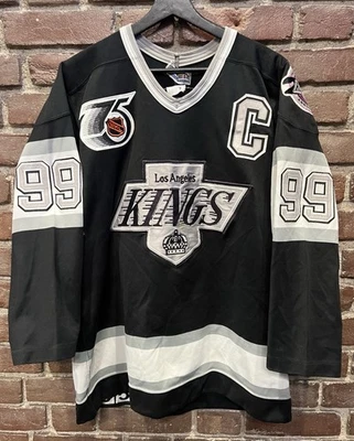 Vintage Los Angeles Kings Wayne Gretzky 90s NHL CCM hockey Jersey size 44 - Image 1 of 4