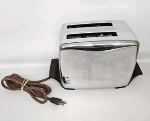Tostapane vintage MCM Toastmaster Powermatic 1B16 - testato e funzionante cromato - Foto 1 di 11