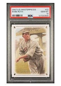 PSA 10 MINT Legend BABE RUTH 2007 Upper Deck MASTERPIECE 22 #121020899⚾️rare💥 - Picture 1 of 3