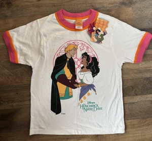 Vtg Disney Hunchback Of Notre Dame Kids Shirt Girls 10 / 12 Avon Esmeralda NEW - Picture 1 of 6