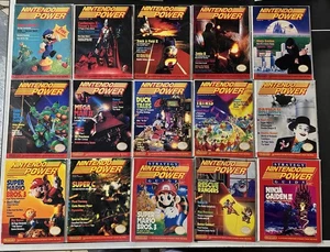 First 15 Issues Nintendo Power Magazine Lot 1 2 3 Premier Mario Zelda Poster CGC - Picture 1 of 19