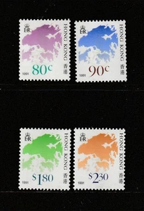 Hong Kong 1992 oil stamps, the 4 issued that year UM/MNH sg 554c/f - Bild 1 von 1