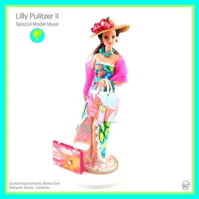 Barbie MODELO MUSA. Diseño LILLY PULITZER II. ÚNICO Coleccionista en Caja NUEVO Foto 1 de 4