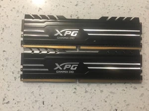 2X XPG GAMING D10 16GB KIT (2X8GB)DDR4 3000 Mhz Desktop RAM AX4U300038G16A-BB10 - Afbeelding 1 van 2