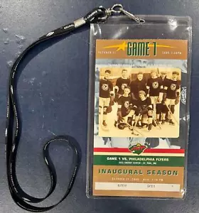 MINNESOTA WILD INAUGERAL 1ST FRANCHISE GAME NHL DEBUT TICKET STUB OCT 11 2000 - Picture 1 of 2
