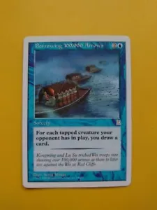 Borrowing 100,000 Arrows. Sorcery MTG Card. Portal Three Kingdoms. - Picture 1 of 11