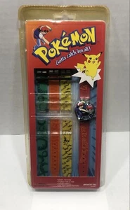 Pokemon Innovative Time Nintendo Ash Watch mit Pikachu Charmander Squirtle Bändern - Bild 1 von 6