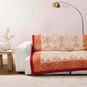 Plaid Bassetti Isolabella R1 - Italian Elegance in Shades of Red - Picture 1 of 9