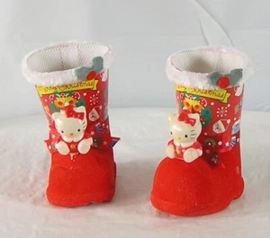 Vintage Hello Kitty Weihnachten Tischdeko Strumpf Füller Sanrio 1996 - Bild 1 von 6