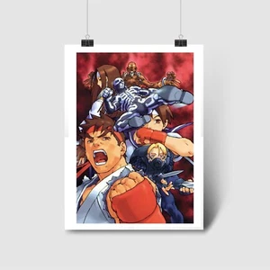 Street Fighting EX1 Cover Poster | Classic Arcade Game | High Quality Prints - Picture 1 of 5