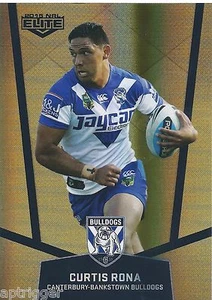 2015 NRL Elite Parallel Special Gold (PS27) Curtis RONA Bulldogs - Picture 1 of 1