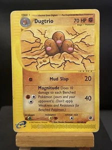 Pokemon Card Dugtrio 44/165 Expedition Base Set Rare Non Holo WOTC Played - Picture 1 of 4