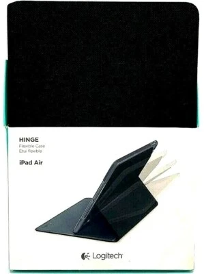 LOGITECH BISAGRA Estuche Flexible con Soporte Cualquier Ángulo para Apple IPAD AIR Negro NUEVO Foto 1 de 4