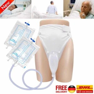 Urinbeutel Für Männer Urinsammler Komfortables Silikon Hautfreundlich ältere DE - Bild 1 von 19
