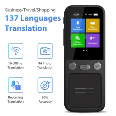 Smart Voice Real Time Translator 137 Languages Voice-Record Offline Translation - image 1 of 4