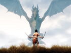 V2062 Hot Girl Warrior Swords Dragon Fantasy CG Art POSTER PRINT PLAKAT