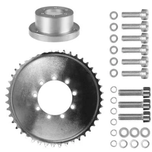 44T Rear Hub Adapter Sprocket for Gas Motorized Bicycle Wheel 2Stroke Engine Kit - Picture 1 of 12