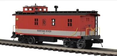 MTH PREMIER RARITAN RIVER 35’ WOODSIDE CABOOSE 20-91799! O SCALE TRAIN - Image 1 of 2