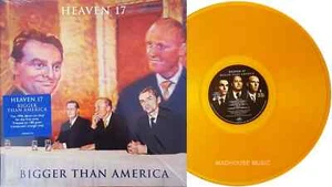 Heaven 17 LP Bigger Than America RECORD STORE DAY180 g ORANGE Vinyl NEW/SEALED - Picture 1 of 5