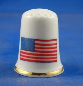 Birchcroft Fingerhut -- Flaggen der Welt -- USA -- kostenlose Kuppelbox - Bild 1 von 3
