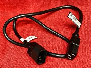 NEW-Longwell 34” AC Extension Power Cord C14 to C13, 10A 250V Black - Picture 1 of 5