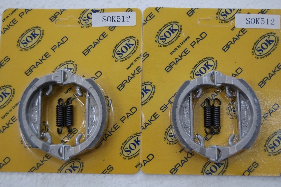 ZAPATOS DE FRENO DELANTEROS Y TRASEROS + Muelles aptos para KTM SX 50 Mini 2000-2008 SX50 Foto 1 de 1