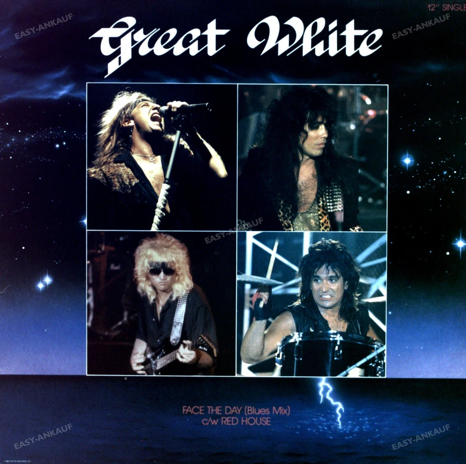 Great White - Face The Day Maxi (VG/VG) . - Photo 1/1