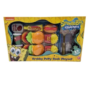 NEW SpongeBob Squarepants krabby Patty Cook Playset - Picture 1 of 2