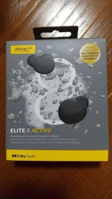 Jabra Elite 8 Active True Wireless Earbuds Noise Cancelling In-Ear Dark Gray New - Image 1 of 4