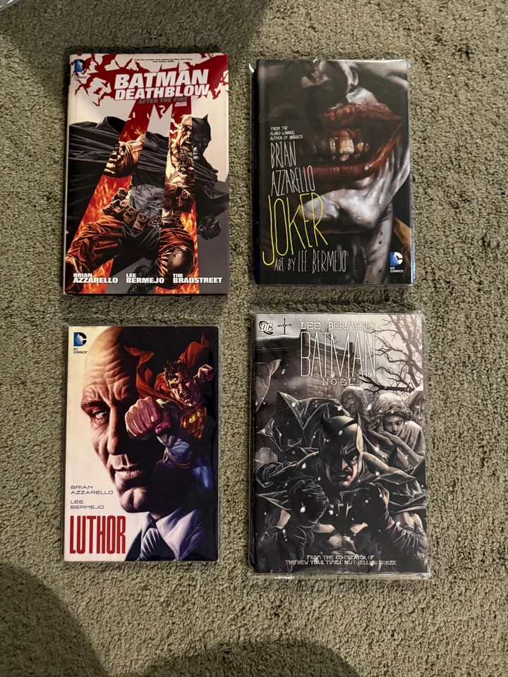 Brian Azzarello Lee Berjemo Batman Superman Tapa Dura/HC Novelas Gráficas Lote/Conjunto Foto 1 de 1